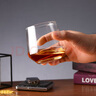 CLITON 水晶玻璃威士忌酒杯 烈酒杯洋酒杯家用水杯玻璃杯套裝2只CL-JB05 曬單實(shí)拍圖