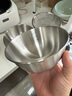 無(wú)印良品（MUJI）  不銹鋼 盆 餐具 家用揉面盆洗菜發(fā)面盆  和面盆 料理盆 銀色 S 直徑16*高6.5cm 4S 曬單實(shí)拍圖
