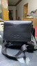 袋鼠皮包男士2025新款商務(wù)潮流簡(jiǎn)約休閑單肩包軟皮壓花斜挎公文包 黑色大號 曬單實(shí)拍圖