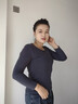 古今（GUJIN）打底衫女低領(lǐng)內搭外穿洋氣加絨新款秋冬保暖秋衣修身長(cháng)袖T恤上衣 曬單實(shí)拍圖