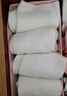 浪莎（LangSha）白色長(cháng)襪女純棉防臭透氣100%全棉長(cháng)筒襪學(xué)院風(fēng)純色百搭女襪 曬單實(shí)拍圖