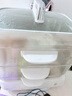 蘇泊爾（SUPOR）猛火可拆洗電蒸鍋 0涂層304不銹鋼材質(zhì)蒸籠18L大容量燉蒸煮一體多功能電蒸鍋上蒸下燉隔水燉底鍋 18L 精鋼可拆0涂層蒸燉鍋 曬單實拍圖