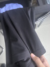 拇指白小T冰柔棉短袖T恤男女夏抑菌涼感防曬圓領百搭體恤 男款墨黑 L  曬單實拍圖