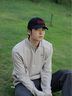 KOLON SPORT/可隆戶外長袖T恤 男子吸濕排汗抗菌半拉鏈內(nèi)搭上衣 LHZT5WNT11-GR 米灰色 XL 180/100A 曬單實(shí)拍圖