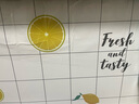 quatrefoil 廚房貼紙防油防水耐高溫墻紙自粘墻貼灶臺(tái)櫥柜貼紙 檸檬0.6*3米 曬單實(shí)拍圖