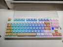 惠普（HP）GT87機械鍵盤(pán)無(wú)線(xiàn)有線(xiàn)藍牙三模gasket客制化HiFI音 電腦電競游戲鍵盤(pán)發(fā)光高顏值側刻 甜甜狗熱升華 曬單實(shí)拍圖