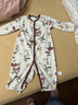 巴厘小豬新生兒嬰兒衣服春秋純棉哈衣四季長袖空調(diào)服初生兒睡衣寶寶連體衣 人參麋鹿 80cm 曬單實拍圖