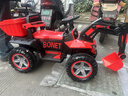 WORK BABY兒童電動(dòng)挖掘機(jī)可坐雙人玩具車挖土機(jī)大號(hào)鉤機(jī)男孩女孩寶寶工程車 黃【帶遙控】電動(dòng)挖臂+翻斗 電力驅(qū)動(dòng) 曬單實(shí)拍圖