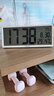 Timess電波鐘掛鐘客廳鐘表家用LCD大屏電子萬(wàn)年歷時(shí)鐘桌面鬧鐘35cm 曬單實(shí)拍圖