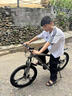 鳳凰自行車成年人男女變速自行車青少年單車越野公路車學(xué)生山地自行車 鋼架/全套軸承/建大輪胎/三刀灰 24速24寸【適合145-170cm】 曬單實拍圖