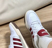 adidas ENTRAP美式校園風運動板鞋男女少年感復古籃球鞋阿迪達斯 白色/紅色   38 曬單實拍圖