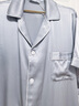 乃絲SLKMRKT夏季真絲睡衣套裝男短袖短褲桑蠶絲高級感薄款家居服 優(yōu)雅灰 （19姆米重磅） L 曬單實拍圖