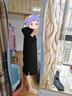 班尼路S&K系列連衣裙女裝連帽衛衣裙子女新款設計感秋冬裝衣服潮流長(cháng)裙 黑#純色 【棉柔親膚】 M 曬單實(shí)拍圖