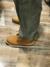添柏嵐（Timberland）官方踢不爛男鞋黃靴戶(hù)外防水透氣皮革偏大|18094 18094W/小麥色 42 曬單實(shí)拍圖
