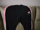 鴻星爾克運動(dòng)褲女夏季新款針織透氣九分褲學(xué)生舒適百搭束腳休閑褲女褲 7357正黑 XL 曬單實(shí)拍圖