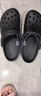 crocs卡駱馳檀健次同款經(jīng)典洞洞鞋男沙灘鞋戶(hù)外沙灘包頭拖鞋女鞋|10001 黑色-001 43 (270mm) 曬單實(shí)拍圖