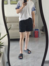 李寧五分褲男專業(yè)比賽服羽毛球服男子速干涼爽比賽褲AAPR379 黑色-6 L 曬單實(shí)拍圖