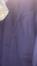 羅蒙（ROMON）西服套裝男秋冬季商務(wù)修身西裝男士正裝結(jié)婚伴郎禮服 黑色 3XL  曬單實(shí)拍圖