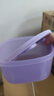 特百惠（Tupperware）微波層疊小方盒800ml加熱學生上班族午餐飯盒便攜便當盒丁香紫 曬單實拍圖