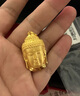 中鑫珠寶大日如來(lái)黃金吊墜足金999項鏈平安佛頭掛墜送媽媽首飾女 10.64g 曬單實(shí)拍圖