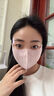 斐卡薇蕾絲防曬口罩女護眼角夏季薄款冰絲立體高顏值2025新款防護面罩 粉紅色（字母雙C款） 曬單實拍圖