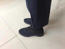 GIAUSA品牌輕奢男鞋夏季新款跑步運動(dòng)鞋男飛織網(wǎng)面透氣百搭老爹鞋子男 黑色【品牌男鞋】 40 曬單實(shí)拍圖