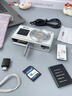 FETANA數碼相機學(xué)生入門(mén)級ccd相機高清照相機vlog卡片機高像素可上傳手機高中生校園相機拍照旅游專(zhuān)用 白色M12【前后雙屏丨伸縮式鏡頭丨定時(shí)拍攝】 6000萬(wàn)像素+64G內存 曬單實(shí)拍圖