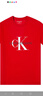 Calvin Klein卡爾文·克萊恩 CK男士短袖T恤 夏季衣服男裝 休閑純棉圓領(lǐng)半袖男 大標41VM883-紅色 XL (建議90-100kg) 曬單實(shí)拍圖