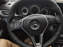 品為適用于奔馳E300L C260L C200 GLC260L手縫方向盤套C350eL真皮把套 【棕色圓盤】20-22款GLC GLB 曬單實(shí)拍圖