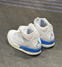 耐克（NIKE）男鞋Air Jordan3 AJ3白藍(lán)訓(xùn)練運(yùn)動(dòng)復(fù)古籃球鞋 CT8532-101 42 曬單實(shí)拍圖