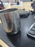 膳魔師觀象系列純鈦咖啡杯雙層高檔錘紋鈦杯便攜式戶外純鈦杯TCTI-280 巖石(SBK)280ml 曬單實拍圖
