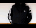 adidas經(jīng)典復(fù)古運(yùn)動(dòng)立領(lǐng)夾克外套女裝春季阿迪達(dá)斯官方三葉草 黑色(推薦選大一碼)   XL 曬單實(shí)拍圖