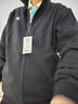 特步（XTEP）運動(dòng)服男款秋冬針織上衣立領(lǐng)開(kāi)衫衛衣休閑夾克外套 黑-常規-0047 2XL 曬單實(shí)拍圖