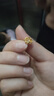 NXO24K純金四葉草耳環(huán)黃金鏤空立體幸運(yùn)草彎鉤耳釘女999足金迷你耳飾 0.01g 四葉草耳釘(彎鉤) 曬單實(shí)拍圖