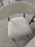 全慕實(shí)木餐椅現代簡(jiǎn)約輕奢耐用結實(shí)軟包白蠟木餐廳家用6把4把吃飯椅子 4把餐椅【實(shí)木框架】 曬單實(shí)拍圖