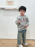 Gap【大小童同款】男女童2025秋季新款logo抓絨衛(wèi)衣兒童裝829305 灰色 110 /56(4-5歲) 曬單實(shí)拍圖