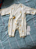 babylove新生兒連體衣春秋款嬰兒衣服0-6個月初生兒寶寶哈衣爬服薄款打底 曬單實拍圖