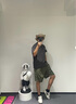 LAZY DAY TREND戶外山系防曬速干T恤男夏季寬松休閑輕量化涼感工裝短袖 巖石灰 L 曬單實拍圖