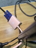 惠普hdmi轉vga帶音頻帶供電 高清視頻轉接頭轉換器 臺式機電腦電視盒子掌機PS5 連接顯示器投影大屏 曬單實拍圖