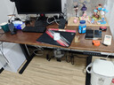 西昊D03S電動升降桌電腦桌電競桌書桌辦公學(xué)習(xí)桌子實木板1.4m胡桃木色 曬單實拍圖