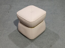 比爾迪化妝凳輕奢高級感臥室梳妝臺凳子創(chuàng  )意方凳客廳軟坐沙發(fā)矮凳換鞋凳 香檳色【環(huán)保硅膠皮】 曬單實(shí)拍圖
