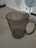 CLITON玻璃杯耐高溫水杯家用9件水具套裝客廳帶把手泡茶杯杯子帶杯架 曬單實拍圖