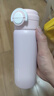炊大皇保溫杯316不銹鋼兒童男士女士杯子吸管高顏值商務(wù)550ml（氣泡粉） 曬單實(shí)拍圖