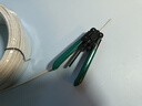 萬級（OFNPFTTH）光纖皮線電信級 fttr光纖入戶線家用室內(nèi)蝶形單模單芯1芯2鋼絲光纜 白色100米2-19211 曬單實(shí)拍圖