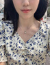 I DO鉑金PT950雪花鉆石項鏈女培育鉆石單鉆吊墜訂婚求婚女友情人節(jié) 雪花-1克拉鉆項鏈 曬單實拍圖