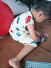 寬葉竹兒童綿綢睡衣男童夏裝背心短褲薄款家居服人造棉小孩寶寶無袖套裝 無袖短褲黃汽車 140 【身高120-130】 曬單實(shí)拍圖