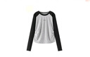森馬（Semir）[商場(chǎng)同款]長(zhǎng)袖T恤女短款修身收腰2025吸濕速干秋裝101525101002 曬單實(shí)拍圖