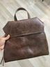 CHARLES&KEITH25秋新品大容量復古通勤繩結雙肩背包生日禮物CK2-60671790 Distressed Coffee咖啡色 M 曬單實(shí)拍圖