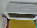 得力（deli）兒童節(jié)禮物充電電子鬧鐘背光家用學(xué)生兒童溫濕度計(jì)床頭鐘開學(xué)升學(xué)必備白 LE103A 曬單實(shí)拍圖