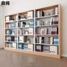 鼎將鋼制書架學校圖書館書店書籍室閱覽室單雙面資料架檔案架落地加厚 灰白色鋼制書架 單面6層主架2000*1000*300 曬單實拍圖